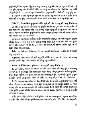 Sách Bộ Luật Tố Tụng Hình Sự Của Nước Cộng Hoà Xã Hội Chủ Nghĩa Việt Nam (2016)