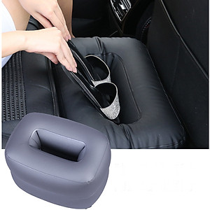 Đệm hơi ô tô mặt nhung có tựa lưng chân rời kèm bơm, 2 gối, 1 thân đệm, 1 bộ vá + Tặng kèm 1 bút tẩy vết bẩn cho đệm hơi