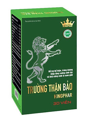 ￼Tăng Cường Sinh Lý Nam Trường thận bảo kingphar  Hộp 30 viên - Bổ Thận Tráng Dương
