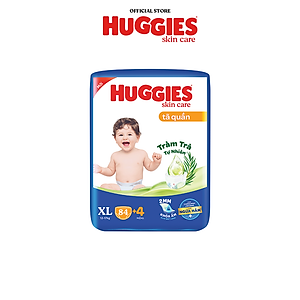 [Tặng 8M cho L96 hoặc 4M cho XL84/XXL76] Tã quần Huggies Skincare Mega Jumbo M106/L96+8/XL84+4/XXL76+4