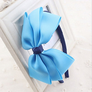 Bờm cài tóc bé gái nơ vải nhiều mầu