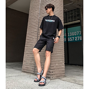 Giày Sandal Nam The Bily Quai Chéo - Màu Trắng BL01T