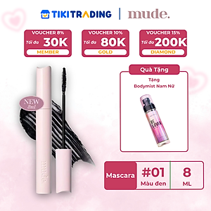 Mascara Chuốt Dày Mi Định Hình Mi Tốt Mude Inspire Volume Curling Mascara (8ml)