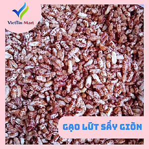 Gạo Lứt Sấy Giòn Không Tẩm Gia Vị Viettin Mart 500g