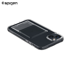 Ốp Lưng dành cho iPhone 14/14 Pro/14 Plus/14 Pro Max SPIGEN Crystal Slot Dual Crystal Clear - Hàng Chính Hãng