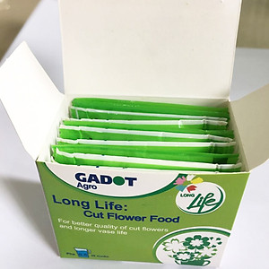  (COMBO 30 GÓI) GÓI DƯỠNG HOA TƯƠI LONGLIFE CỦA ISRAEL GIỮ HOA TƯƠI LÂU GẤP 2 LẦN VÀ 14 NGÀY KHÔNG THAY NƯỚC MỚI