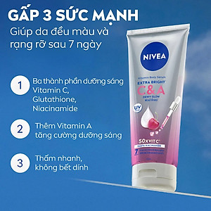 Sữa Dưỡng Thể Dưỡng Trắng Nivea Nivea Extra White C & A Vitamin - 170ml - 99191