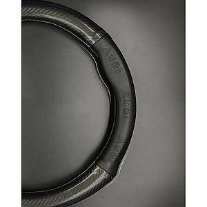 Bọc vô lăng carbon xe Mitsubishi Xpander, Pajero, Attrage, Mirage, Triton, Outlander, Jolie, Lancer