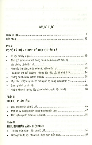 Trị Liệu Tâm Lý - Cơ Sở Lý Luận Và Thực Hành Điêu Trị Tâm Bệnh (Tái bản lần thứ nhất) - Bản in năm 2023