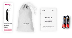 Nhiệt kế điện tử hồng ngoại không tiếp xúc, đo trán và tai 4 in 1 Jumper JPD-FR302  (FDA Hoa Kỳ + xuất USA)