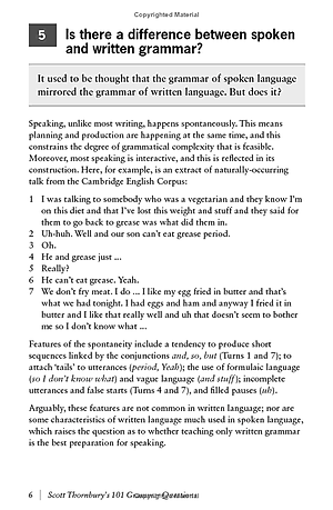 Scott Thornbury's 101 Grammar Questions Pocket Editions: Cambridge Handbooks For Language Teachers