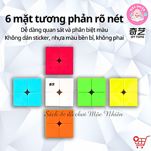 Rubik cao cấp mượt hiệu Qiyi QY TOYS – Stickerless 2x2 3x3 4x4 5x5 Pyraminx Skewb Megaminx Square-1 Windmill Dino Axis