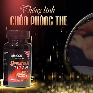 Thực phẩm chức năng hỗ trợ tăng cường sức khỏe nam giới Spartan Titan Damode lọ 30 viên