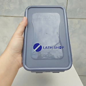 Bộ 2 Hộp Bảo Quản Thực Phẩm Lock&Lock Hình Chữ Nhật Dáng Cao - HPL817H Chất Liệu Nhựa PP, Nắp Có Ron Silicone 1.4L/1 Hộp