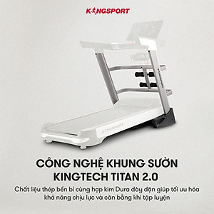Máy chạy bộ tại nhà KingSport Luxury KS-2050 Đa Năng Có Chức Nâng Dốc Tự Động, Kèm Theo Đai Massage Và Thanh Gập Bụng