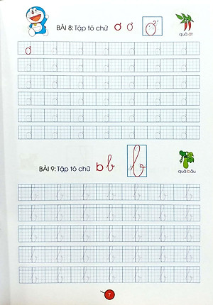 Sách Khởi Đầu Học Viết: Tập Tô Chữ