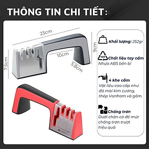 Dụng cụ mài dao kéo đa năng 4 trong 1 DandiHome