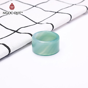 Nhẫn càng long đá mã não ni 18,19 - Ngọc Quý Gemstones