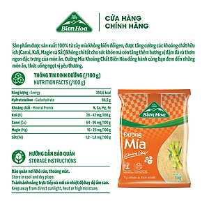 Combo 3 Đường mía khoáng chất Biên Hòa 1kg/túi