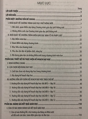 Sách - Hướng dẫn dạy học môn Giáo dục kinh tế và pháp luật theo chương trình giáo dục phổ thông mới