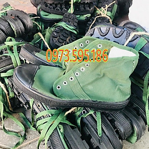 Giày vải bộ đội cao cổ ( Combo 10 đôi)