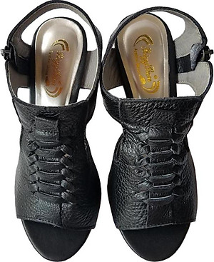Giày Sandal Cao Gót BIGGBEN Da Bò Thật SDCG37