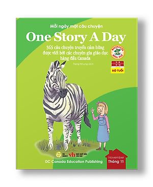 One Story A Day - Sách song ngữ cho bé, 12 cuốn truyện - 365 câu chuyện phát triển trí tuệ và nuôi dưỡng tâm hồn - Tặng kèm file nghe & note từng vựng