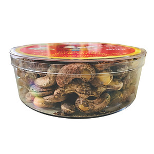 Hộp hạt điều lụa Dương Cát 500g Hộp Tròn