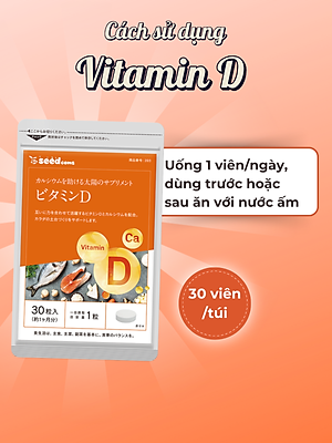 Combo Viên Uống Bổ Sung Vitamin C, E, D, B Vitamin Tổng Hợp Và Khoáng Chất Seedcoms Nhật Bản