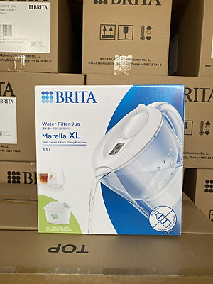 Bình Lọc Nước BRITA Marella XL White - 3.5L (Kèm Maxtra Pro)