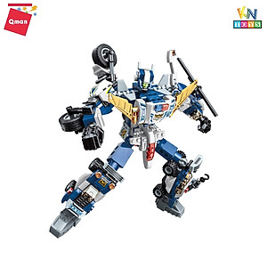 Đồ chơi xếp hình, lắp ráp Qman 41104 – Cảnh sát biến hình (453 mảnh ghép)