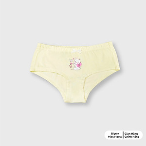 Quần Chip Tam Giác Cho Bé Gái, Set 3 Quần Lót 3 Màu Chất Cotton Cao Cấp, Mềm Mịn, Kháng Khuẩn Cho Bé Gái Từ 10-36kg