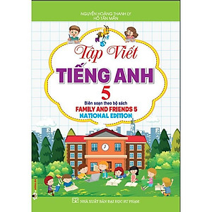 Sách - Bài Tập Tiếng Anh + Tập Viết Tiếng Anh Lớp 5 - Bộ Sách Family And Friends 5 National Edition - Combo 2 Cuốn - Hồng Ân
