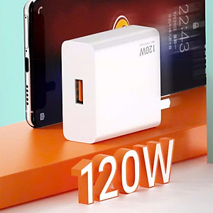 Củ sạc nhanh 120W LI-TOP AC12, chứng nhận 3C tiêu chuẩn quốc gia, bảo hành hàng chính hãng 12 tháng, được dùng thử 30 ngày