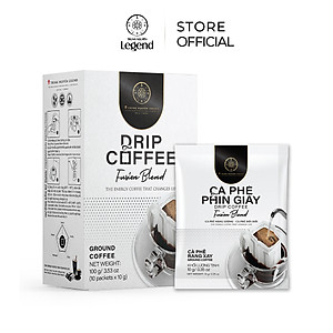 Cà Phê Phin Giấy Fusion Blend Trung Nguyên Legend – Hộp 10 gói - Hương Trái Cây Độc Đáo