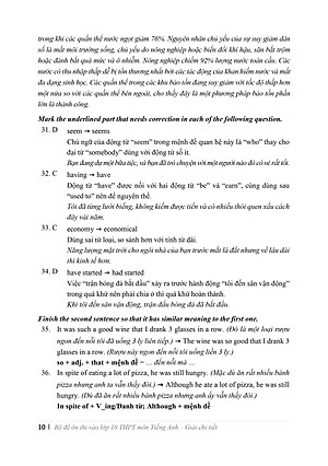 Bộ đề ôn thi vào lớp 10 THPT môn Tiếng Anh