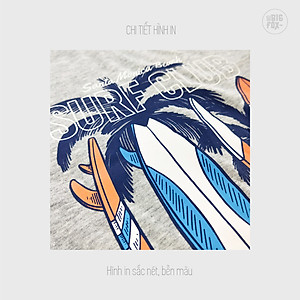 Bộ Bé Trai Bigfox, Bộ Cộc Tay Trẻ Em Mùa Hè Chất Cotton Mát In Hình Ván Lướt Sóng