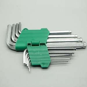 Bộ lục giác đầu bi chữ L 9 cây 