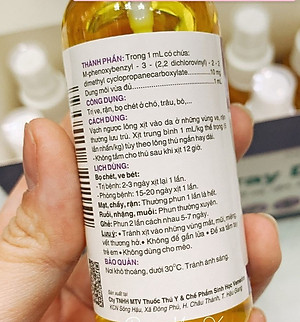 Chai xịt trị ve rận bọ chét ở Chó Spray Dog Giúp diệt sạch ve, rận, bọ chét Sản xuất tại Vemedim Việt Nam