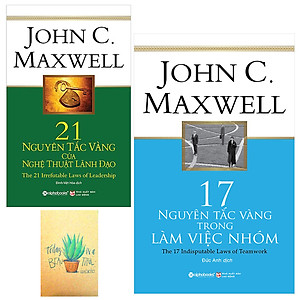 Combo 21 Nguyên Tắc Vàng Của Nghệ Thuật Lãnh Đạo và 17 Nguyên Tắc Vàng Trong Làm Việc Nhóm ( Tặng Kèm Sổ Tay )