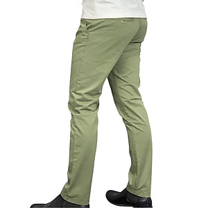 Quần kaki dài nam thời trang Hàn Quốc cao cấp màu Xanh rêu cực hot