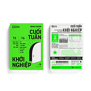 Sách Cuối Tuần Khởi Nghiệp - Một Cách Đơn Giản Đến Bất Ngờ Để Khởi Động Ý Tưởng Kinh Doanh Của Bạn Trong 48 Giờ