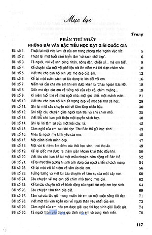Những Bài Văn Đạt Giải Quốc Gia Cấp Tiểu Học (Dùng Chung Cho Các Bộ SGK Hiện Hành) 