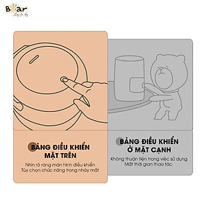 Nồi Cơm Cao Tần, Nồi Cơm Điện Thông Minh BEAR SB-NC16L Dung Tích 1.6 Lít Công Suất 400 W - Hàng Chính Hãng