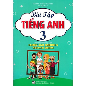 Sách - Bài Tập Tiếng Anh Lớp 3 - Biên Soạn Theo Bộ Sách Family And Friends 3 National Edition - Hồng Ân