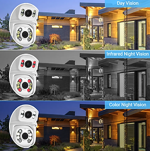 Camera IP WiFi Xmeye 2 Mắt A28 6.0MPX Chuẩn ONVIF Tích Hợp Đầu Ghi Hình IP Xoay 360 độ - Đàm Thoại 2 Chiều, Ban Đêm Có Màu - Hàng chính Hãng