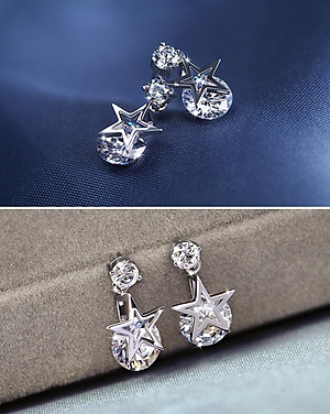 Bông tai nữ sao trên đá