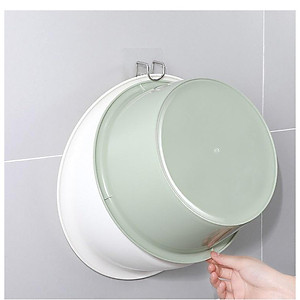 Combo 2 móc dính tường treo chậu nhà tắm, móc inox treo đồ gia đình tiện tiện ích 