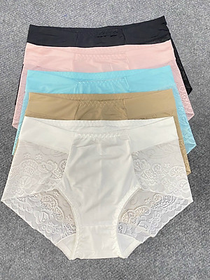 Combo 10 Quần lót nữ lưng cao thun lạnh loại cao cấp 60kg