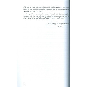 Sách Kiến Trúc Sinh Khí Hậu - Thiết Kế Sinh Khí Hậu Trong Kiến Trúc Việt Nam